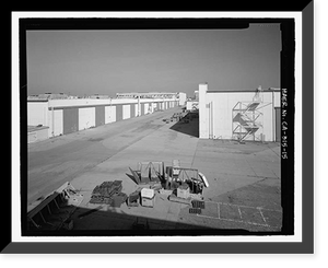 Historic Framed Print, Douglas Aircraft Company Long Beach Plant, 3855 Lakewood Boulevard, Long Beach, Los Angeles County, CA - 15,  17-7/8" x 21-7/8"