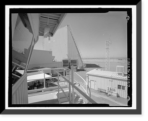 Historic Framed Print, Beale Air Force Base, Perimeter Acquisition Vehicle Entry Phased-Array Warning System, End of Spencer Paul Road, north of Warren Shingle, Marysville vicinity, Yuba County, CA - 7,  17-7/8" x 21-7/8"