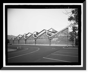 Historic Framed Print, Kahului Cannery, Plant No. 28, Cannery Building and Dryer House/Feed Storage Building, 120 Kane Street, Kahului, Maui County, HI - 6,  17-7/8" x 21-7/8"