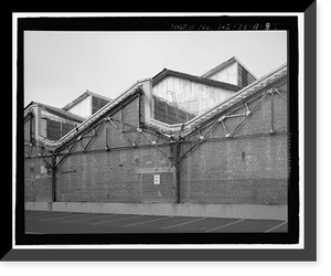 Historic Framed Print, Kahului Cannery, Plant No. 28, Cannery Building and Dryer House/Feed Storage Building, 120 Kane Street, Kahului, Maui County, HI - 7,  17-7/8" x 21-7/8"