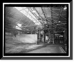 Historic Framed Print, Kahului Cannery, Plant No. 28, Cannery Building and Dryer House/Feed Storage Building, 120 Kane Street, Kahului, Maui County, HI - 15,  17-7/8" x 21-7/8"