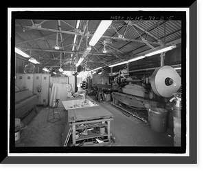 Historic Framed Print, Kahului Cannery, Plant No. 28, Boiler House, Sheet Metal and Electrical Shops, 120 Kane Street, Kahului, Maui County, HI - 5,  17-7/8" x 21-7/8"