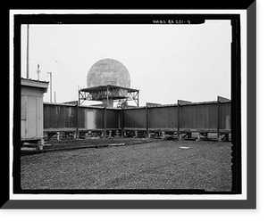 Historic Framed Print, POW-3 Distant Early Warning Line Station, Bullen Point, Prudhoe Bay vicinity, North Slope Borough, AK - 9,  17-7/8" x 21-7/8"