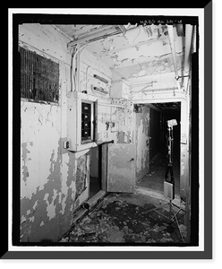 Historic Framed Print, POW-3 Distant Early Warning Line Station, Bullen Point, Prudhoe Bay vicinity, North Slope Borough, AK - 18,  17-7/8" x 21-7/8"