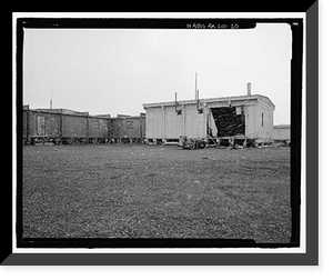 Historic Framed Print, POW-3 Distant Early Warning Line Station, Bullen Point, Prudhoe Bay vicinity, North Slope Borough, AK - 20,  17-7/8" x 21-7/8"