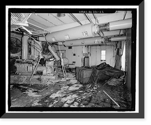 Historic Framed Print, POW-3 Distant Early Warning Line Station, Bullen Point, Prudhoe Bay vicinity, North Slope Borough, AK - 22,  17-7/8" x 21-7/8"