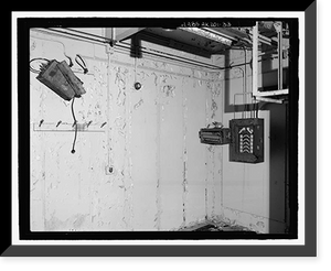 Historic Framed Print, POW-3 Distant Early Warning Line Station, Bullen Point, Prudhoe Bay vicinity, North Slope Borough, AK - 33,  17-7/8" x 21-7/8"