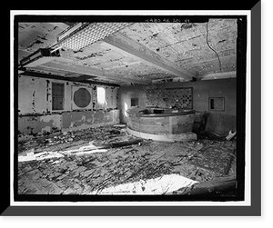 Historic Framed Print, POW-3 Distant Early Warning Line Station, Bullen Point, Prudhoe Bay vicinity, North Slope Borough, AK - 44,  17-7/8" x 21-7/8"