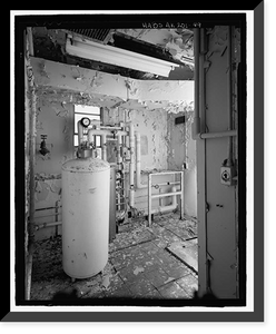 Historic Framed Print, POW-3 Distant Early Warning Line Station, Bullen Point, Prudhoe Bay vicinity, North Slope Borough, AK - 49,  17-7/8" x 21-7/8"