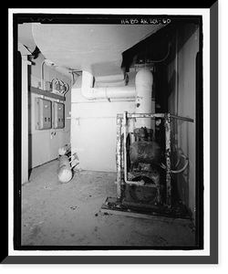 Historic Framed Print, POW-3 Distant Early Warning Line Station, Bullen Point, Prudhoe Bay vicinity, North Slope Borough, AK - 60,  17-7/8" x 21-7/8"