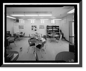 Historic Framed Print, Mare Island Naval Shipyard, Canteen & Brig, Railroad Avenue near Eighteenth Street, Vallejo, Solano County, CA - 4,  17-7/8" x 21-7/8"