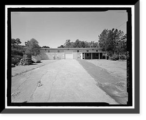 Historic Framed Print, Mare Island Naval Shipyard, Temporary Storage, Railroad Avenue near Eighteenth Street, Vallejo, Solano County, CA,  17-7/8" x 21-7/8"