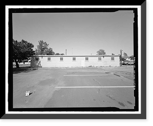 Historic Framed Print, Mare Island Naval Shipyard, Temporary Storage, Railroad Avenue near Eighteenth Street, Vallejo, Solano County, CA - 3,  17-7/8" x 21-7/8"