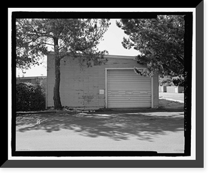 Historic Framed Print, Mare Island Naval Shipyard, Temporary Storage, Railroad Avenue near Eighteenth Street, Vallejo, Solano County, CA - 4,  17-7/8" x 21-7/8"
