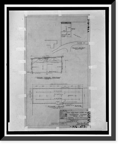 Historic Framed Print, Mare Island Naval Shipyard, Temporary Storage, Railroad Avenue near Eighteenth Street, Vallejo, Solano County, CA - 10,  17-7/8" x 21-7/8"