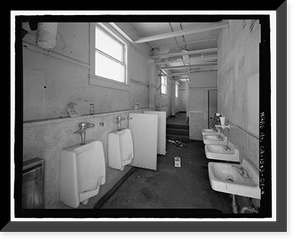 Historic Framed Print, Mare Island Naval Shipyard, Electrical Distribution Centers, Railroad Avenue near Eighteenth Street, Vallejo, Solano County, CA - 4,  17-7/8" x 21-7/8"