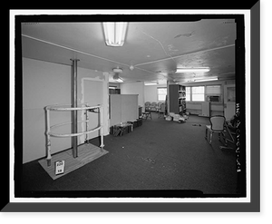 Historic Framed Print, Mare Island Naval Shipyard, South Fire Station, Railroad Avenue near Eighteenth Street, Vallejo, Solano County, CA - 8,  17-7/8" x 21-7/8"