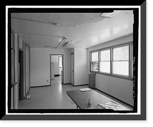 Historic Framed Print, Mare Island Naval Shipyard, South Fire Station, Railroad Avenue near Eighteenth Street, Vallejo, Solano County, CA - 9,  17-7/8" x 21-7/8"