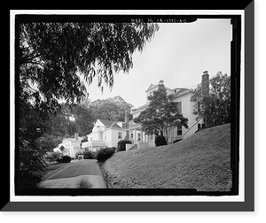 Historic Framed Print, Naval Training Station, Senior Officers' Quarters District, Naval Station Treasure Island, Yerba Buena Island, San Francisco, San Francisco County, CA - 2,  17-7/8" x 21-7/8"