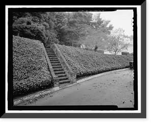 Historic Framed Print, Naval Training Station, Senior Officers' Quarters District, Naval Station Treasure Island, Yerba Buena Island, San Francisco, San Francisco County, CA - 13,  17-7/8" x 21-7/8"