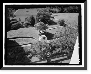 Historic Framed Print, Naval Training Station, Senior Officers' Quarters District, Naval Station Treasure Island, Yerba Buena Island, San Francisco, San Francisco County, CA - 19,  17-7/8" x 21-7/8"