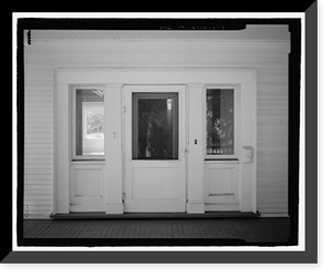 Historic Framed Print, Naval Training Station, Senior Officers' Quarters District, Quarters No. 3, Naval Station Treasure Island, 3 Whiting Way, Yerb, San Francisco, San Francisco County, CA - 4,  17-7/8" x 21-7/8"