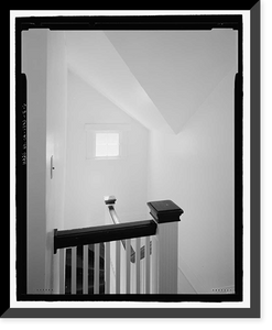 Historic Framed Print, Naval Training Station, Senior Officers' Quarters District, Quarters No. 4, Naval Station Treasure Island, 4 Whiting Way, Yerb, San Francisco, San Francisco County, CA - 6,  17-7/8" x 21-7/8"