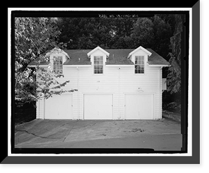 Historic Framed Print, Naval Training Station, Senior Officers' Quarters District, Building No. 230, Naval Station Treasure Island, Yerba Buena Island, San Francisco, San Francisco County, CA,  17-7/8" x 21-7/8"