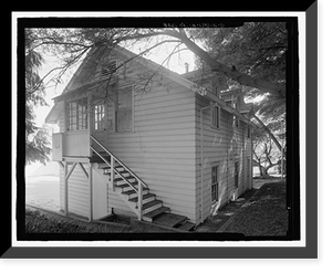 Historic Framed Print, Naval Training Station, Senior Officers' Quarters District, Building No. 230, Naval Station Treasure Island, Yerba Buena Island, San Francisco, San Francisco County, CA - 2,  17-7/8" x 21-7/8"