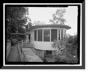 Historic Framed Print, Naval Training Station, Quarters No. 10, Naval Station Treasure Island, Junction of Macalla, San Francisco, San Francisco County, CA - 4,  17-7/8" x 21-7/8"
