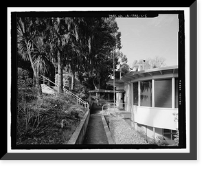 Historic Framed Print, Naval Training Station, Quarters No. 10, Naval Station Treasure Island, Junction of Macalla, San Francisco, San Francisco County, CA - 5,  17-7/8" x 21-7/8"