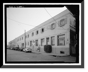 Historic Framed Print, James K. Hill & Sons Pickle Works, 1001-1007 East First Street, Los Angeles, Los Angeles County, CA,  17-7/8" x 21-7/8"
