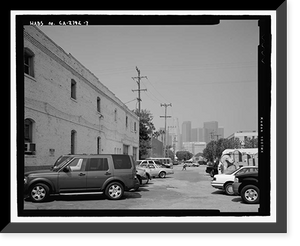 Historic Framed Print, James K. Hill & Sons Pickle Works, 1001-1007 East First Street, Los Angeles, Los Angeles County, CA - 7,  17-7/8" x 21-7/8"