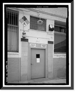 Historic Framed Print, James K. Hill & Sons Pickle Works, 1001-1007 East First Street, Los Angeles, Los Angeles County, CA - 12,  17-7/8" x 21-7/8"