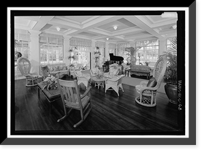 Historic Framed Print, Washington Place, 320 South Beretania Street, Honolulu, Honolulu County, HI - 40,  17-7/8" x 21-7/8"