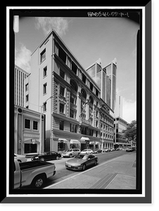 Historic Framed Print, Merchant & Nuuanu Streets, Stangenwald Building, 115 Merchant Street, Honolulu, Honolulu County, HI,  17-7/8" x 21-7/8"