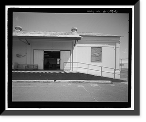 Historic Framed Print, U.S. Naval Base, Pearl Harbor, Inert Ammunition Storehouses, Avocet and Kingfisher Streets, Pearl Harbor, Honolulu County, HI - 2,  17-7/8" x 21-7/8"