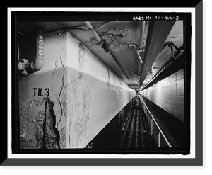 Historic Framed Print, U.S. Naval Base, Pearl Harbor, Diesel Purification Plant, North Road near Pierce Street, Pearl Harbor, Honolulu County, HI - 3,  17-7/8" x 21-7/8"