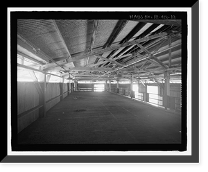 Historic Framed Print, U.S. Naval Base, Pearl Harbor, Naval Air Base Temporary Storehouse, Avoget Street and Ranger Loop, Pearl Harbor, Honolulu County, HI - 13,  17-7/8" x 21-7/8"