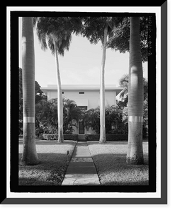 Historic Framed Print, U.S. Naval Base, Pearl Harbor, Marine Corps Officers' Quarters, Russell Avenue, between Central Avenue and Salvor, Pearl Harbor, Honolulu County, HI - 2,  17-7/8" x 21-7/8"