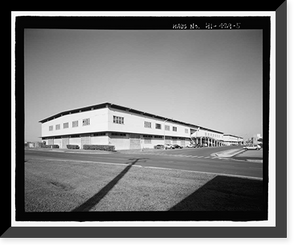 Historic Framed Print, U.S. Naval Base, Pearl Harbor, Two-Story Storehouses with Ramps, Port Royal Street between Central and South Avenue, Pearl Harbor, Honolulu County, HI - 5,  17-7/8" x 21-7/8"