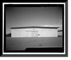 Historic Framed Print, U.S. Naval Base, Pearl Harbor, Temporary Storehouses - 1943 Type, Between Neches and Neosho Avenues, at Utah Street, Pearl Harbor, Honolulu County, HI - 5,  17-7/8" x 21-7/8"