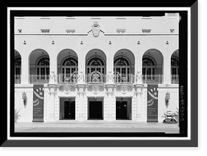 Historic Framed Print, Army and Navy YMCA, 250 South Hotel Street, Honolulu, Honolulu County, HI - 2,  17-7/8" x 21-7/8"