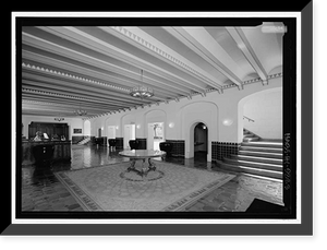 Historic Framed Print, Army and Navy YMCA, 250 South Hotel Street, Honolulu, Honolulu County, HI - 3,  17-7/8" x 21-7/8"