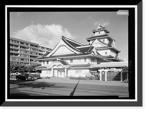 Historic Framed Print, Makiki Christian Church, 829 Pensacola Street, Honolulu, Honolulu County, HI,  17-7/8" x 21-7/8"