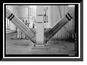 Historic Framed Print, Marshall Space Flight Center, Saturn V Dynamic Test Facility, East Test Area, Huntsville vicinity, Madison County, AL - 17,  17-7/8" x 21-7/8"