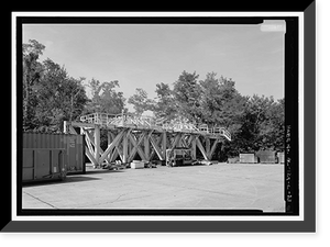 Historic Framed Print, Marshall Space Flight Center, Saturn V Dynamic Test Facility, East Test Area, Huntsville vicinity, Madison County, AL - 26,  17-7/8" x 21-7/8"