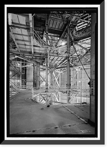 Historic Framed Print, Marshall Space Flight Center, Saturn V Dynamic Test Facility, East Test Area, Huntsville vicinity, Madison County, AL - 29,  17-7/8" x 21-7/8"