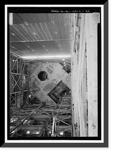 Historic Framed Print, Marshall Space Flight Center, Saturn V Dynamic Test Facility, East Test Area, Huntsville vicinity, Madison County, AL - 35,  17-7/8" x 21-7/8"