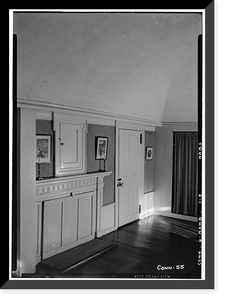 Historic Framed Print, Captain Johnson House, Hamburg Cove, Hamburg, New London County, CT - 3,  17-7/8" x 21-7/8"